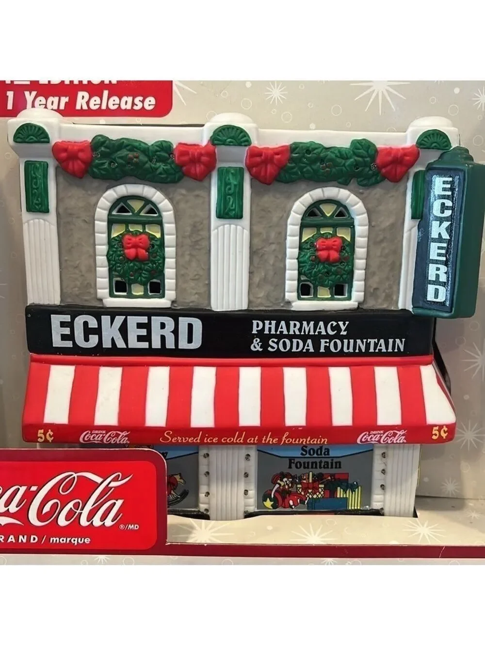 Coca Cola Town Square Collection Eckerd Pharmacy & Soda Fountain Fiber Optics